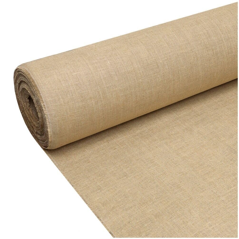 Juta Tessuto Tela Yuta Fibra Naturale 336 GR/m² Decorazioni Casa Rivestimenti Bricolage 150x300 Cm