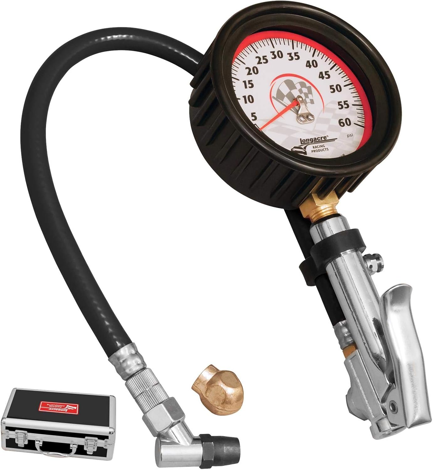 Longacre 52-52007 Magnum 3-1/2 GID Quick Fill Gauge 0-60 psi