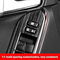 Vista 5 de Para Toyota Land Cruiser Prado 150 2010-2023 2020 2021 2022 Panel de control de botón de puerta interior Accesorios de modificación decorativa