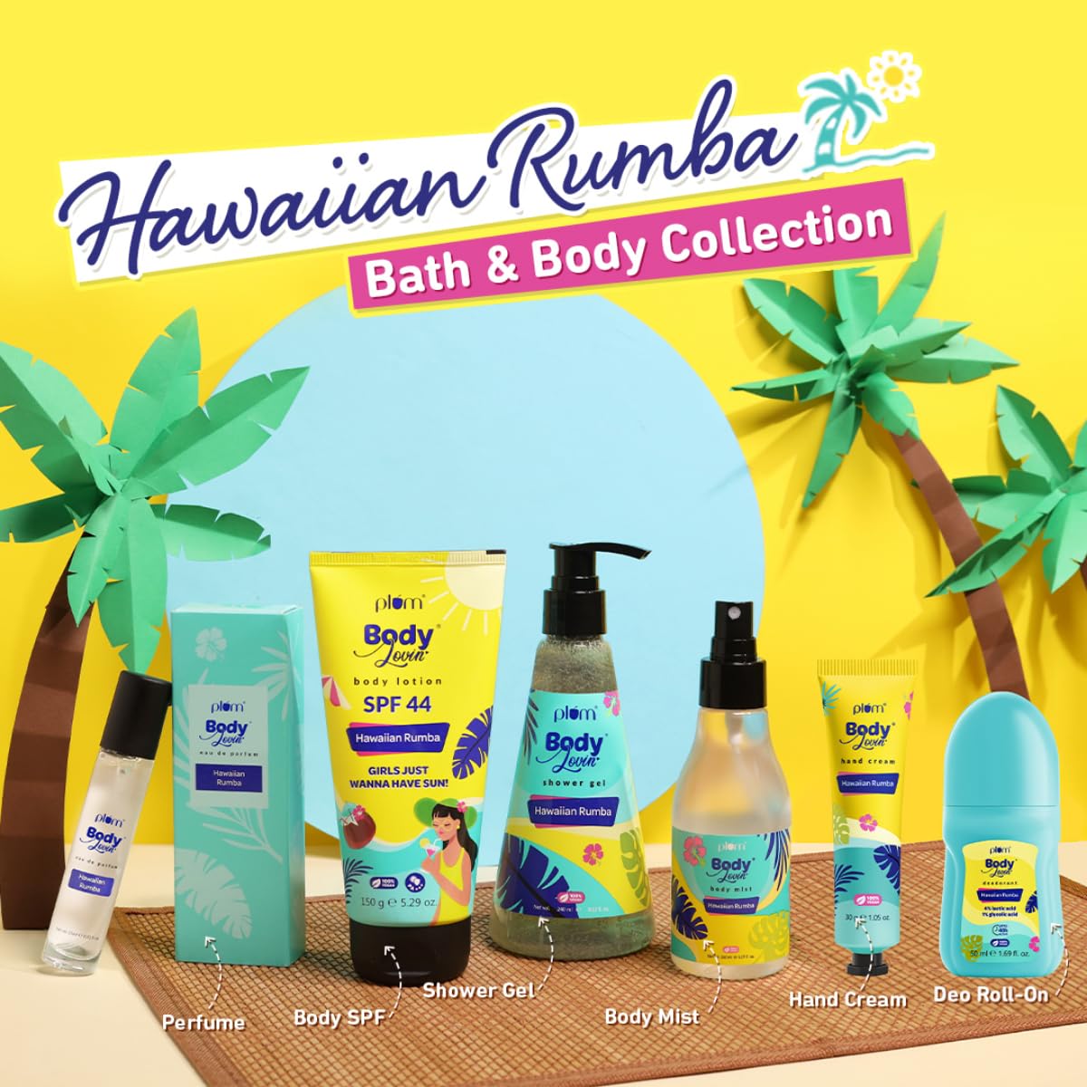 Plum BodyLovin' Hawaiian Rumba Hand Cream | Ultra Moisturizing With Shea Butter | Non-Greasy & Lightweight | Fresh Tropical Aqua Fragrance | Travel Friendly - Image 8 thumbnail