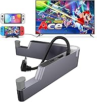 Vista 1 de Electight Estación de acoplamiento de TV para Nintendo SwitchSwitch OLED, base de interruptor de aluminio mejorada, salida HDMI 4K, base de carga