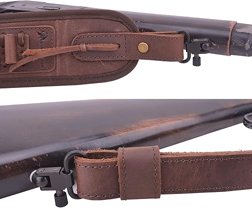 Miniatura 6 de Soporte de munición de cuero para rifle de caza para 3030 .357 .45 .45-70 .22 12GA 20GA