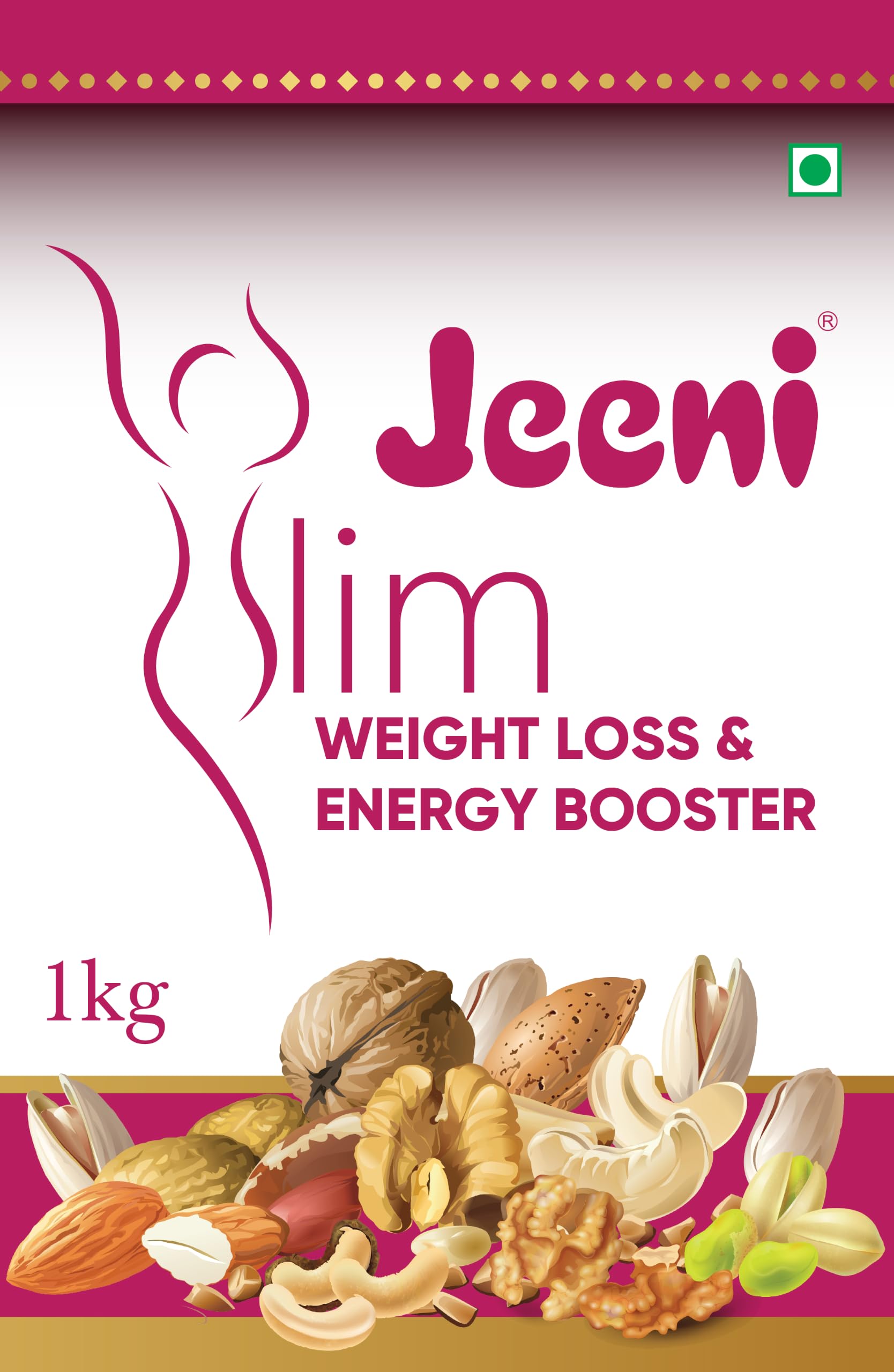 Jeeni Slim Weight Loss & Energy Booster Powder 1kg | Weight