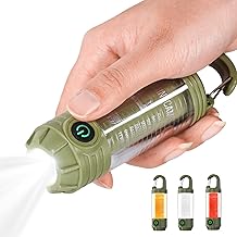 sofirn LED Camping Lantern Flashlight Rechargeable, Bright Portable Camp Light with Red Light, 6 Lighting Modes, Outdoor Tent Night Light for Hurricane, Hiking, Night Walking, Emergency