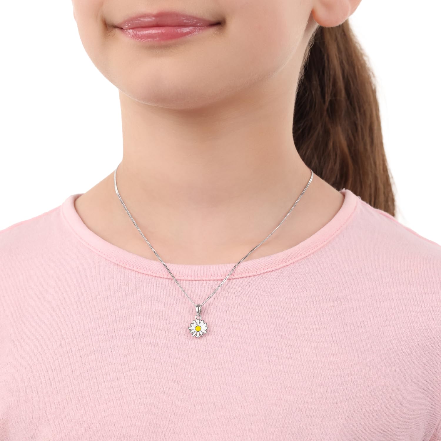 Prinzessin Lillifee Kette mit Anhänger 925 Sterling Silber Mädchen Kinder Halsschmuck, 35+3 cm, Silber, Schuhe, Kommt in Schmuck Geschenk Box, 2036039