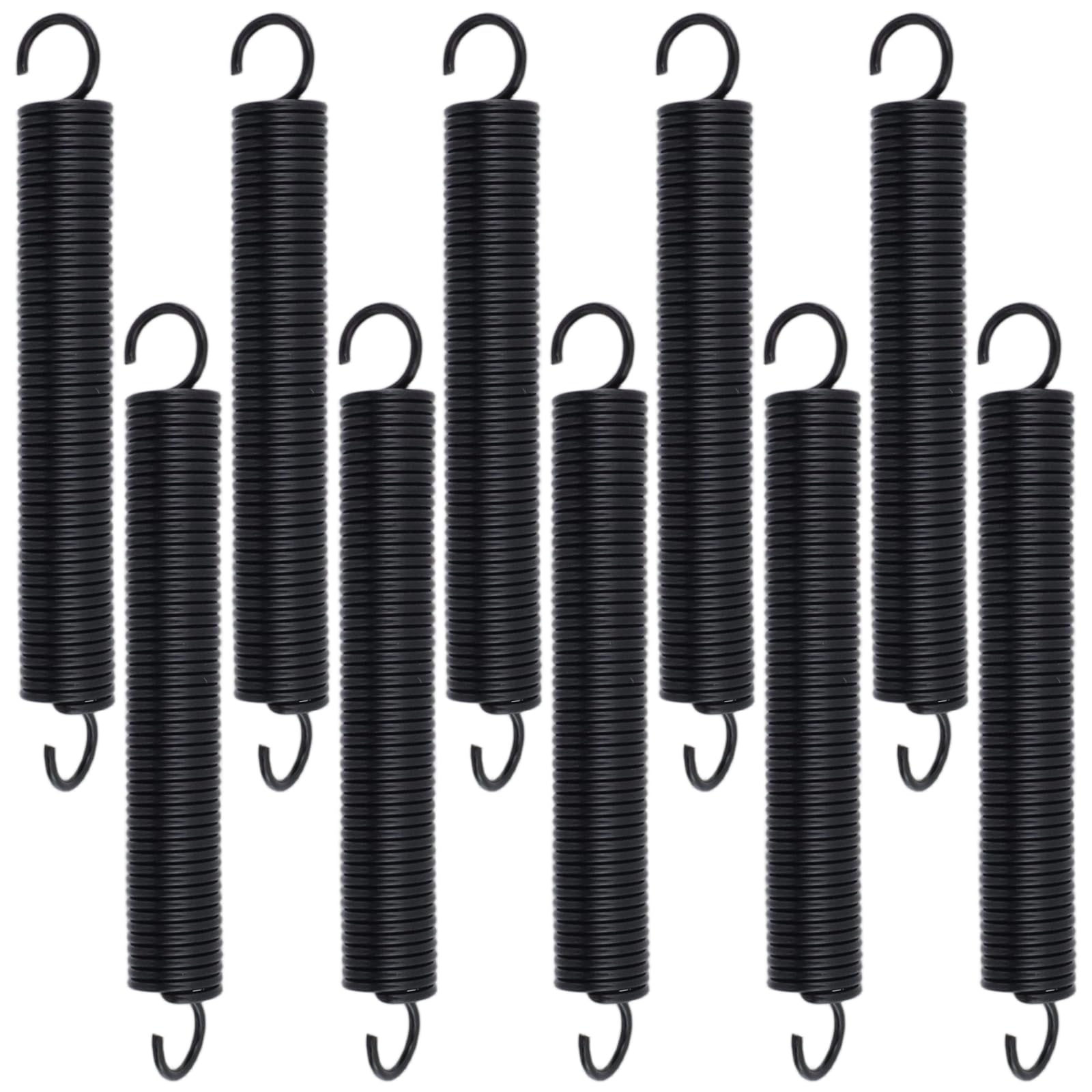 Mcredy Black Extension Springs 3.15In, Stainless Steel, 10Pcs