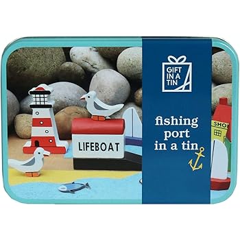 apples to pears train set in a tin