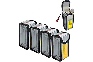 4-Pack Fireproof Lipo Battery Guard Storage Safe Pouch
