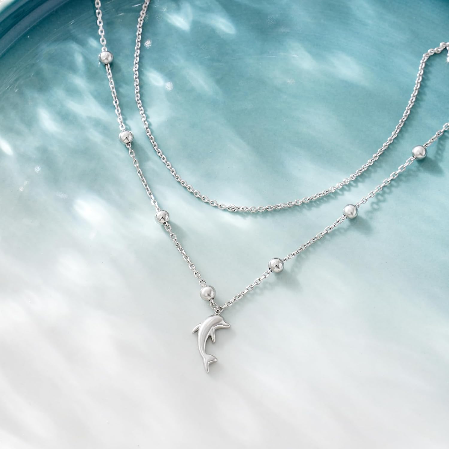 CHIC & ARTSY 925 Sterling Silver Ankle Bracelets for Women, Adjustable Layered Foot Chains with Nature & Symbol Charms, Lightweight Comfort Fit Boho Beach Everyday Jewelry - Image 4