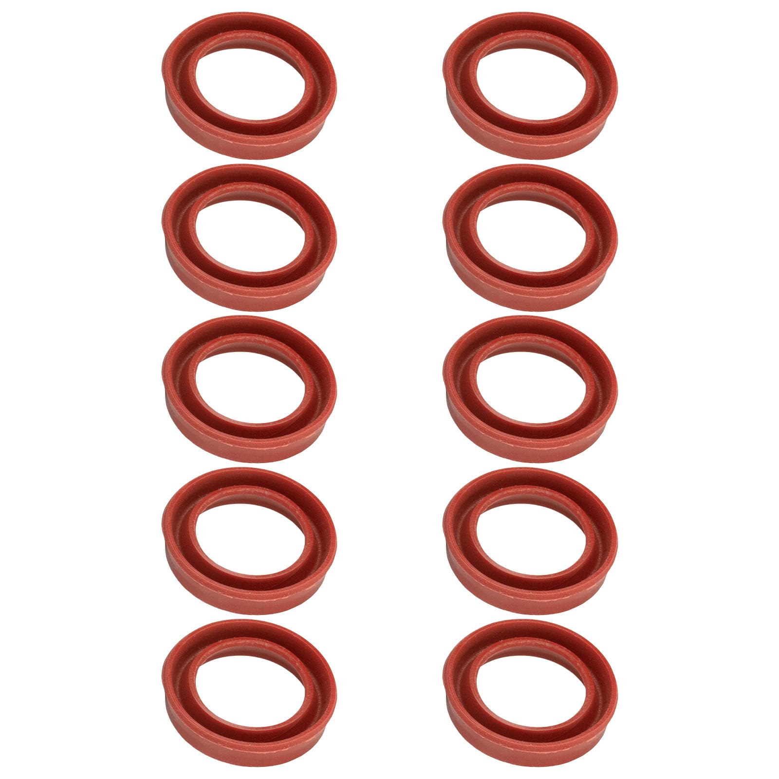 Hredwep Pack Of 10 Silicone Seals for Coffee Machine High Temperature Resistant Rings Replacement Gaskets for Espresso Machine