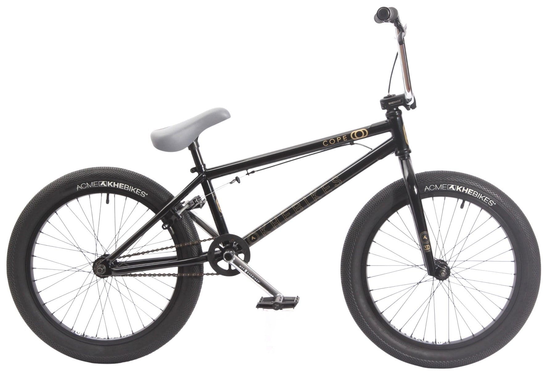 KHE COPE BMX 20 pollici – Freestyle Bike 11,1 kg – Affix Rotor – Telaio HiTen – Manovella 3 pezzi – Pneumatici da 2,4" – Grindguard – Park Street Pumptrack – Modello 2025 – Gloss Black