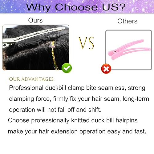 Miniatura 5 de Paquete de 10 paquetes de oropel para el cabello con kit de oropel para el cabello, extensiones de cabello de oropel de 48 pulgadas, 2000 hebras,