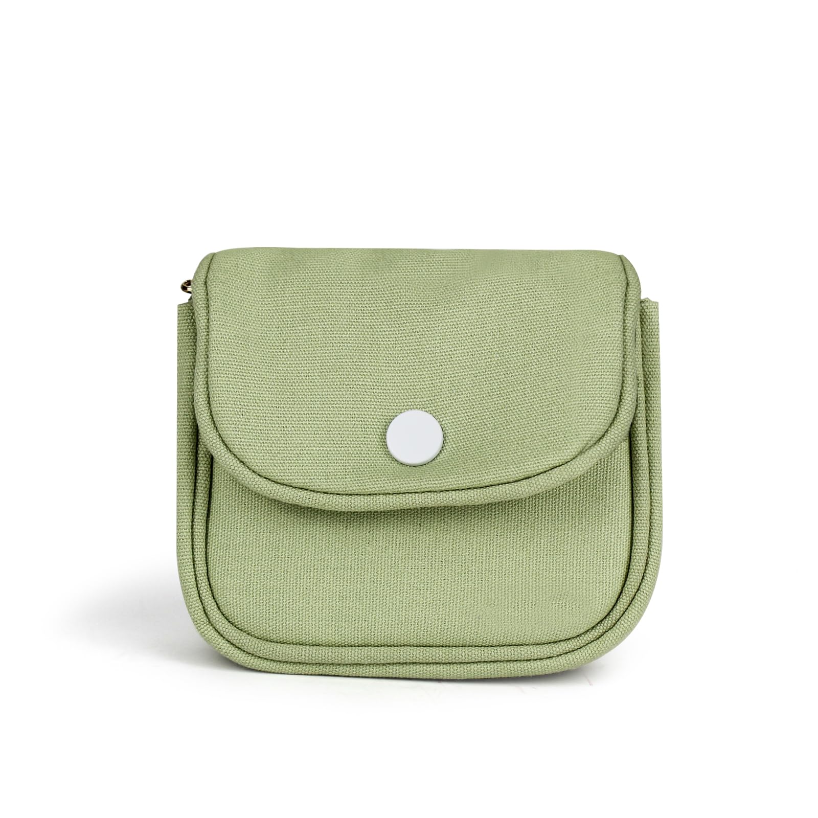 AdiStylinno Women Coin Purse, Cute Zipper and Button-Snap Closure Small Wallet, Canvas Wallet Women for Traveling Working