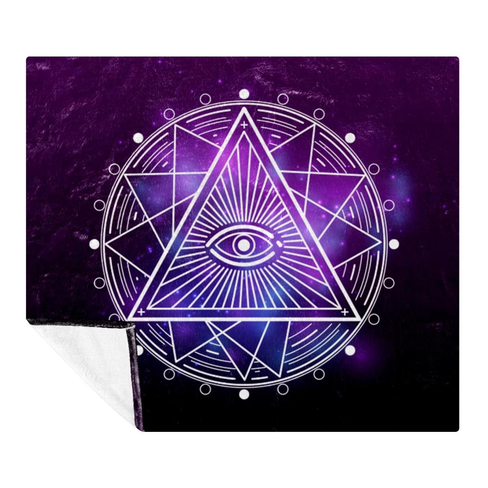 Couverture All Seeing Eye pour des soirées cocooning confortables sur le canapé