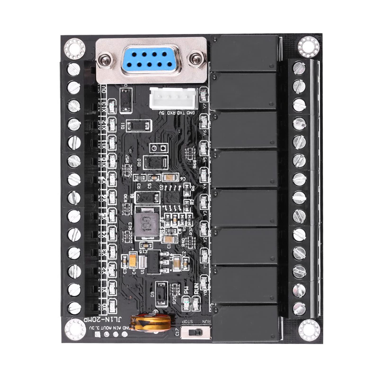 1 Pcs Module Automate Programmable Logique Contrôleur De Relais 24V DC FX1N-20MR pour Automatisation Industrielle