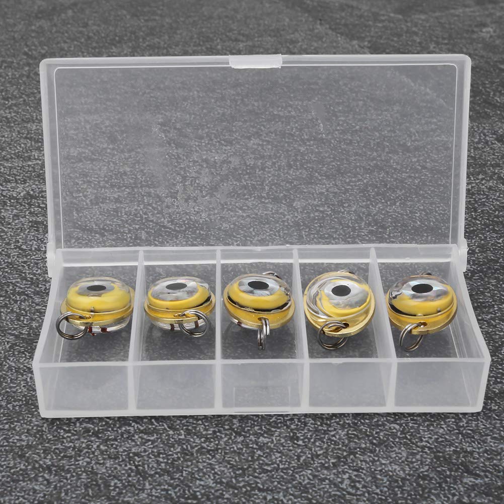 Multipurpose LED Underwater Fishing Light Night Lamp for Attracting Many Kinds of Fish 5pcs Iron Material