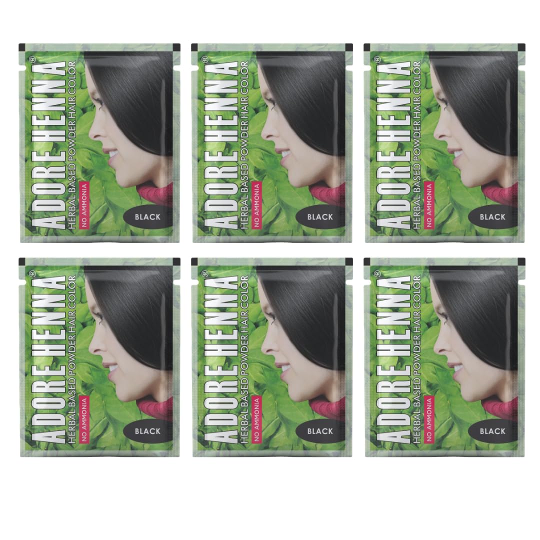 Black Hair Colour – Ammonia-Free Herbal-Based Hair Color (25 g × 6 Single-Use Sachets) | Japanese Quality Collaboration | Finely Sieved & Easy to Apply | For Men & Women-picture-49