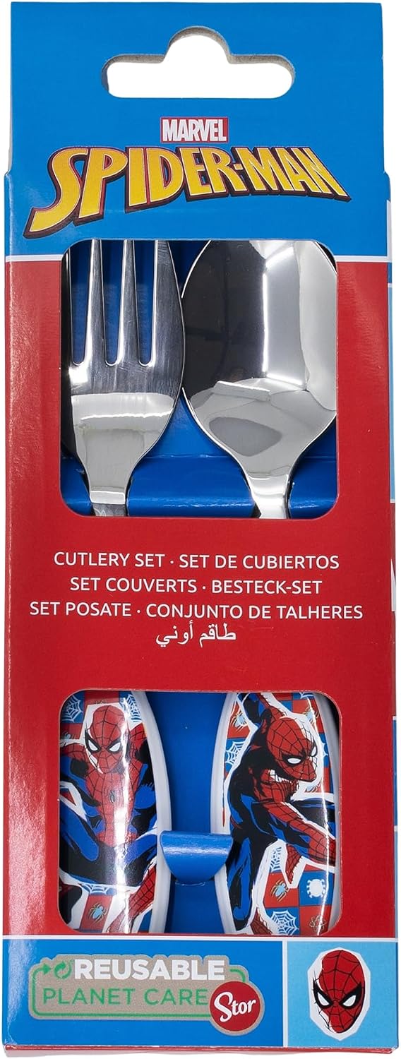 Stor Spider-man Children's Tableware Stainless Steel Set of 1