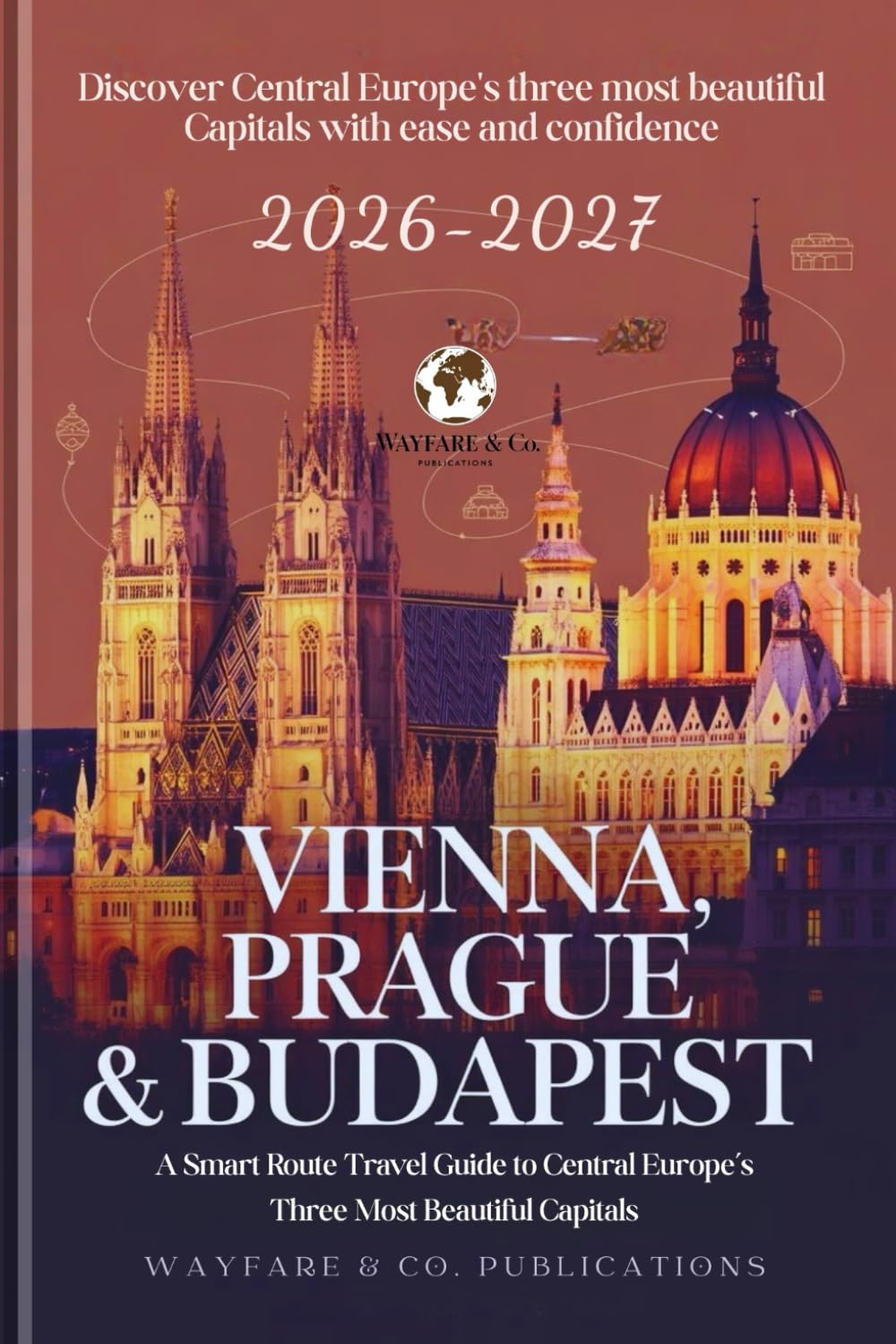 Vienna, Prague & Budapest 2026–2027: A Smart Route Travel Guide to Central Europe’s Three Most Beautiful Capitals (Wayfare & Co. Travel Guides Series)