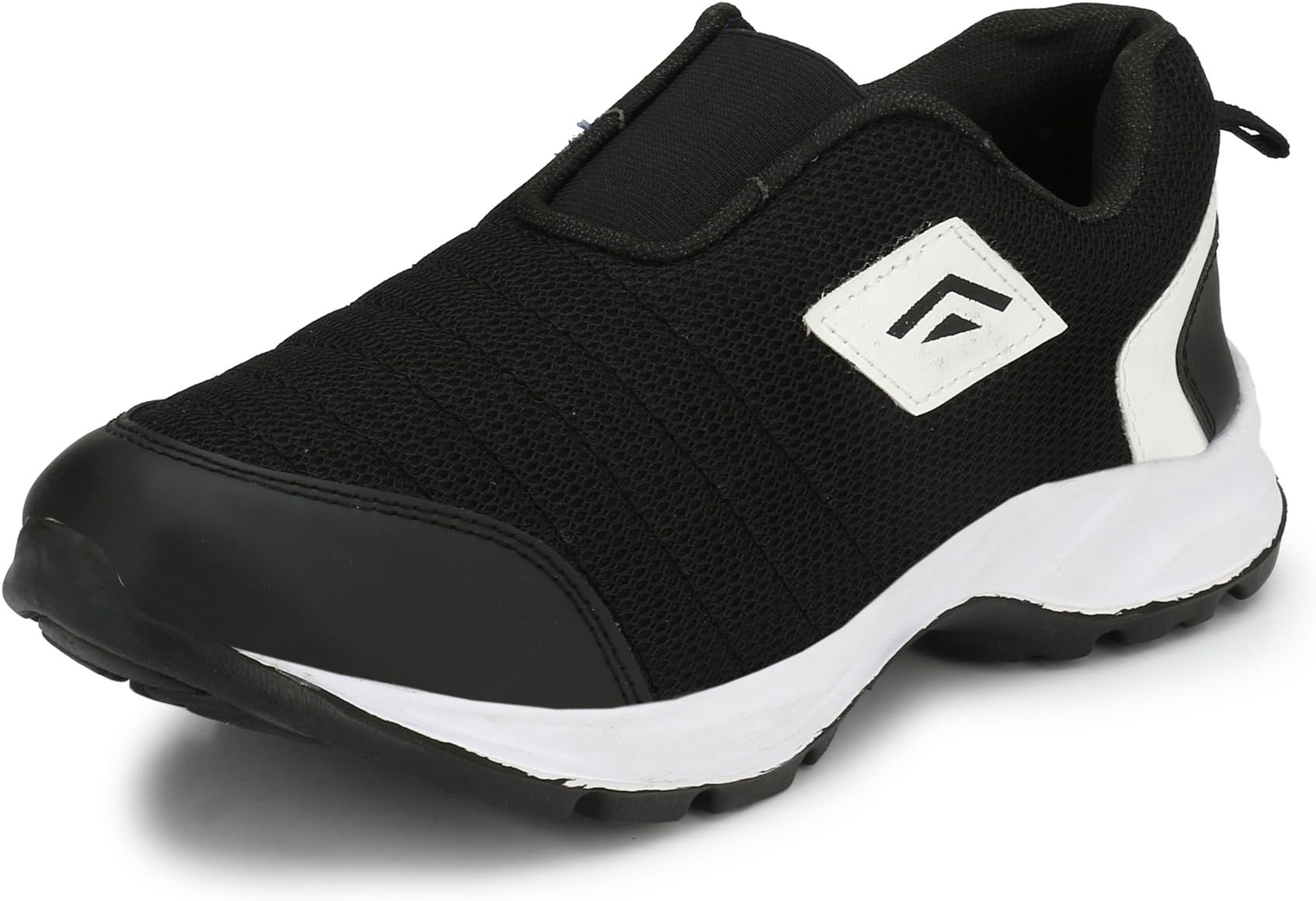 Restinfoot Men's Stylish Sports Running Shoes Art:-130 (9, Black)