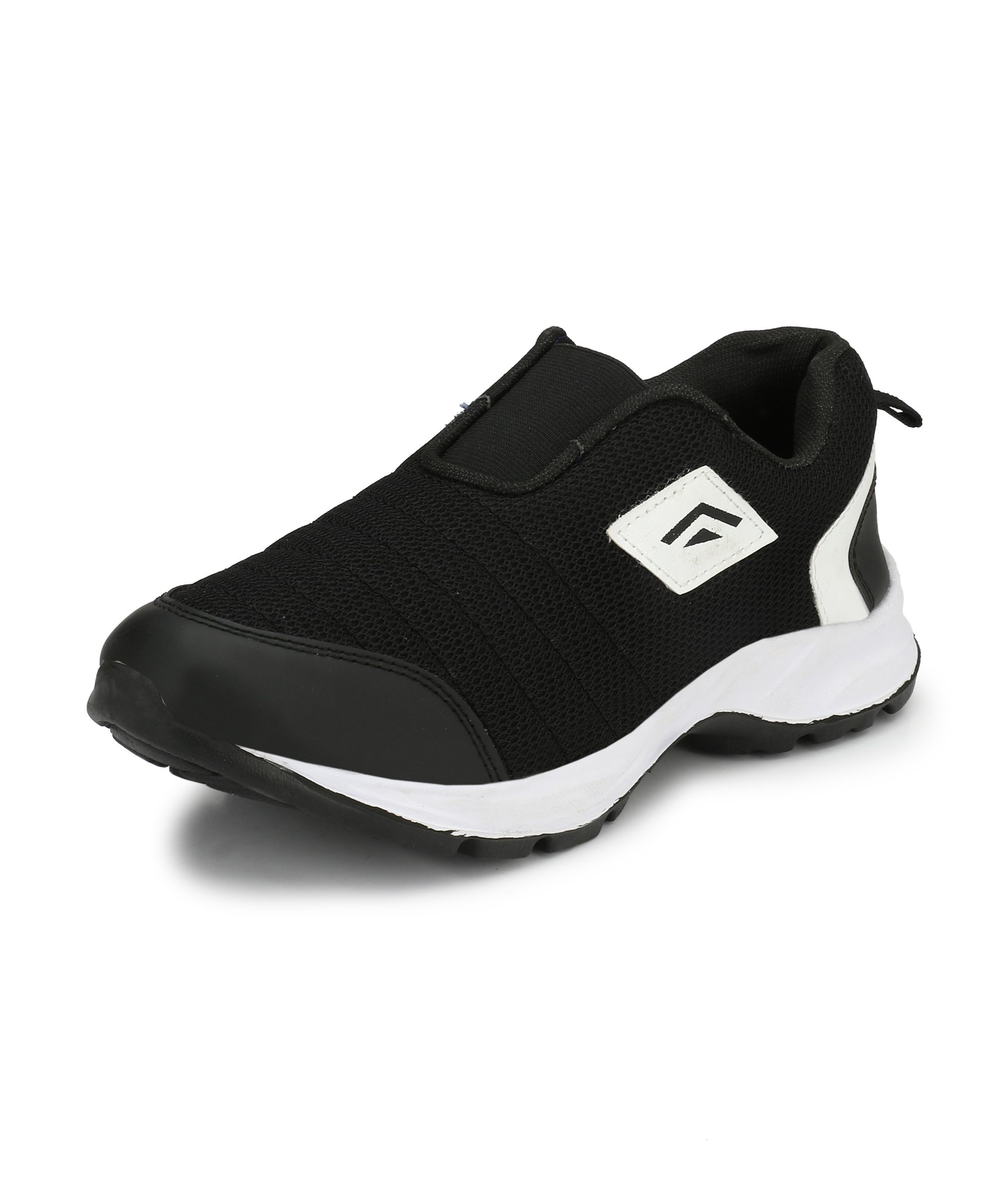 Restinfoot Men's Stylish Sports Running Shoes Art:-130 (9, Black)