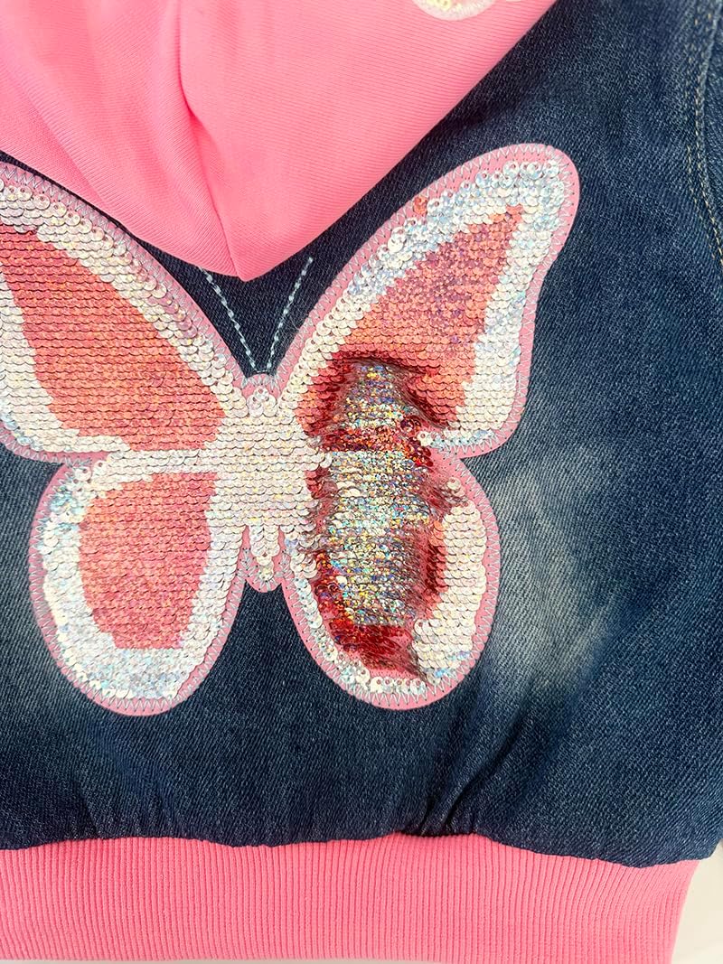 2-10Years Spring Autumn Little Big Girl Denim Jacket Coat