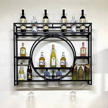 Amazon｜ワインラック 酒棚、キッチン収納ラック バー棚、ワイン