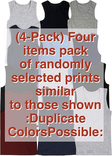 Miniatura 2 de ToBeInStyle - Paquete de 4 camisetas sin mangas para niño