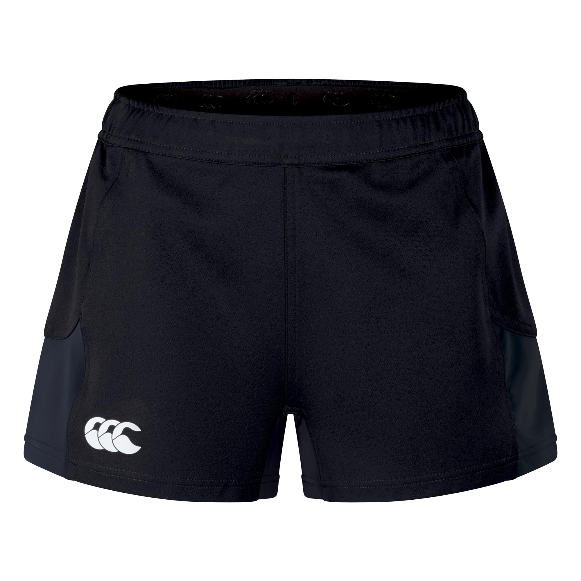 Canterbury Women's Advantage Rugby Shorts 2.0 | Elasticated Waist | CCC Logo Gym Shorts, Navy, 18