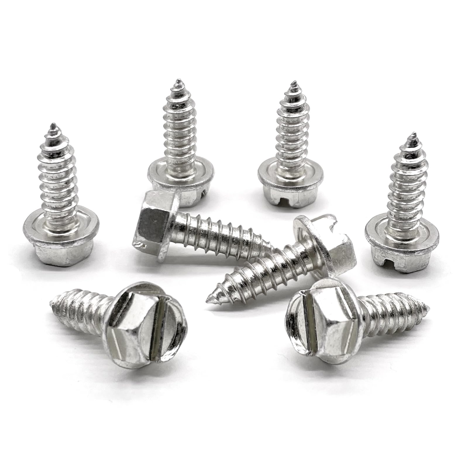 License Plate Screws - Stainless Steel Pack of 4 -11 License Plate Screws - Stainless Steel Pack of 4 -11