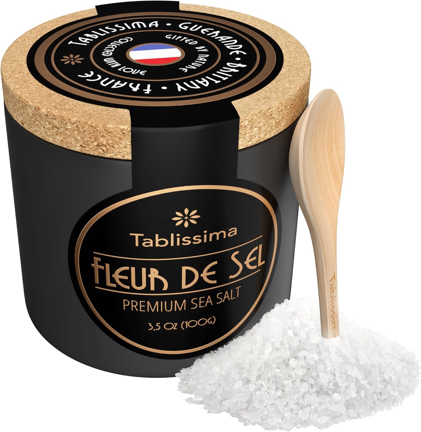 Fleur de Sel Premium Sea salt from Guerande France Flaky Sea Salt