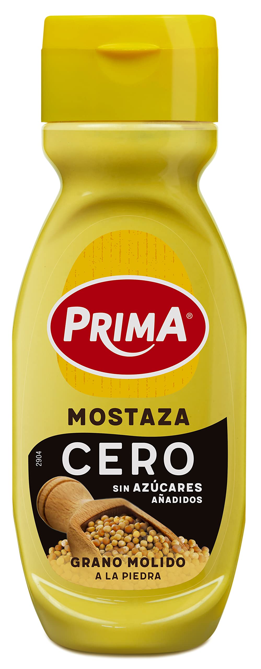 Prima Mostaza Cero, mismo sabor sin azúcares añadidos. 265 g