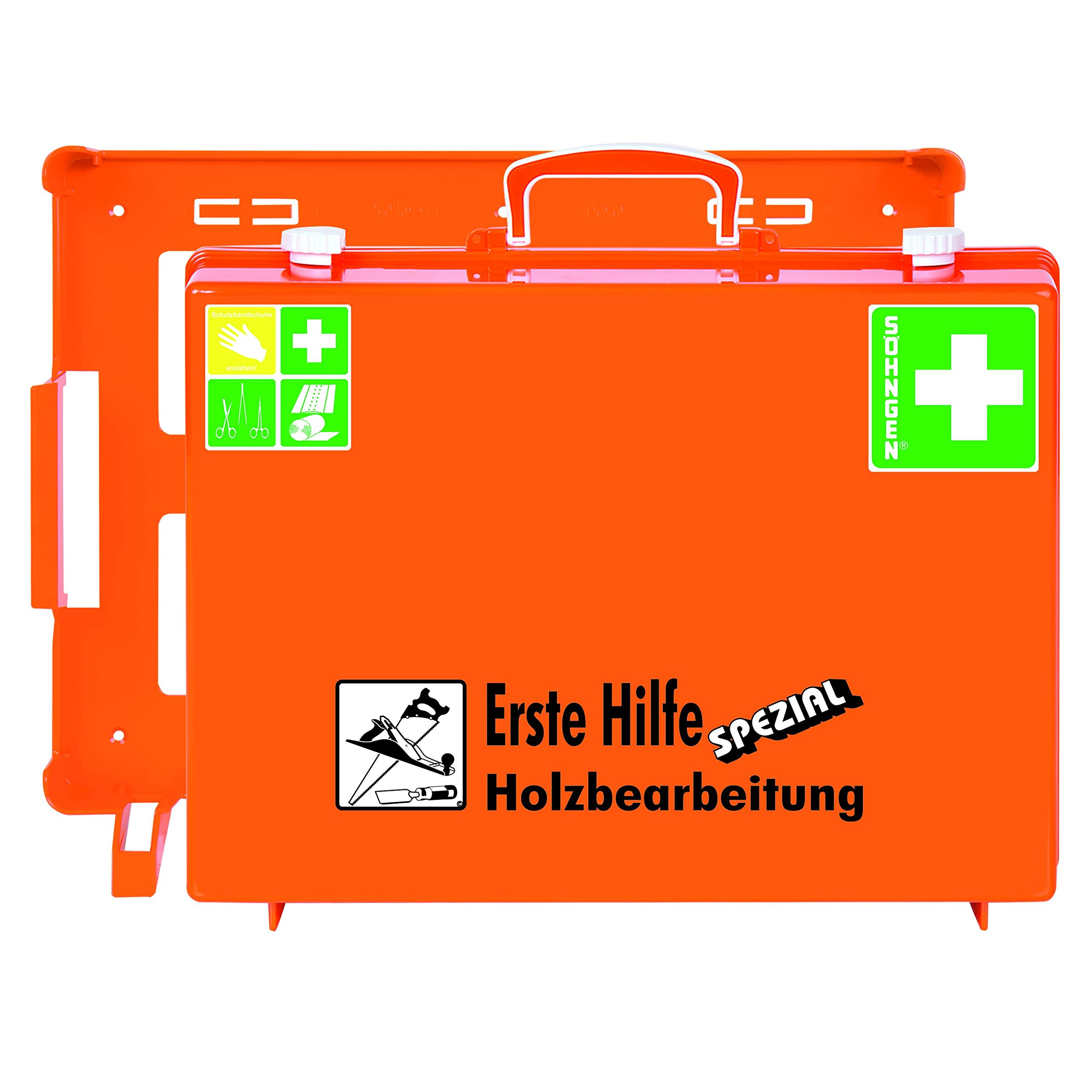 Söhngen 0360104 Kit Primeros Auxilios (maletín falegnamerie DIN 13 157 + extensiones