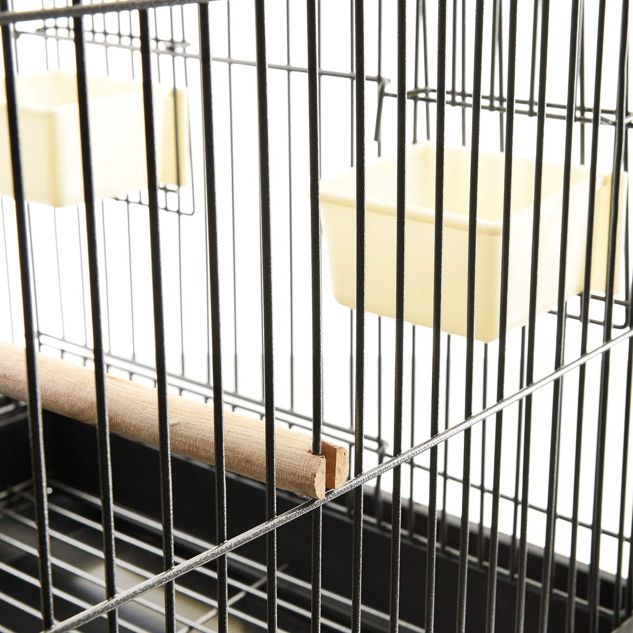 Montana Cages | Transportkäfig EOS ca. 44 x 44 x 68 cm Antik für Großsittiche & Papageien, Vogelkäfig für den Transport