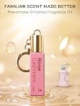 Purefittech Perfumes pour les femmes Roll on Rose Cashmere parfum huile parfum, longtemps lasting parfum pour les Femmes Eau De Parfum 0.34 Fl Oz/10ml, Fait en USA