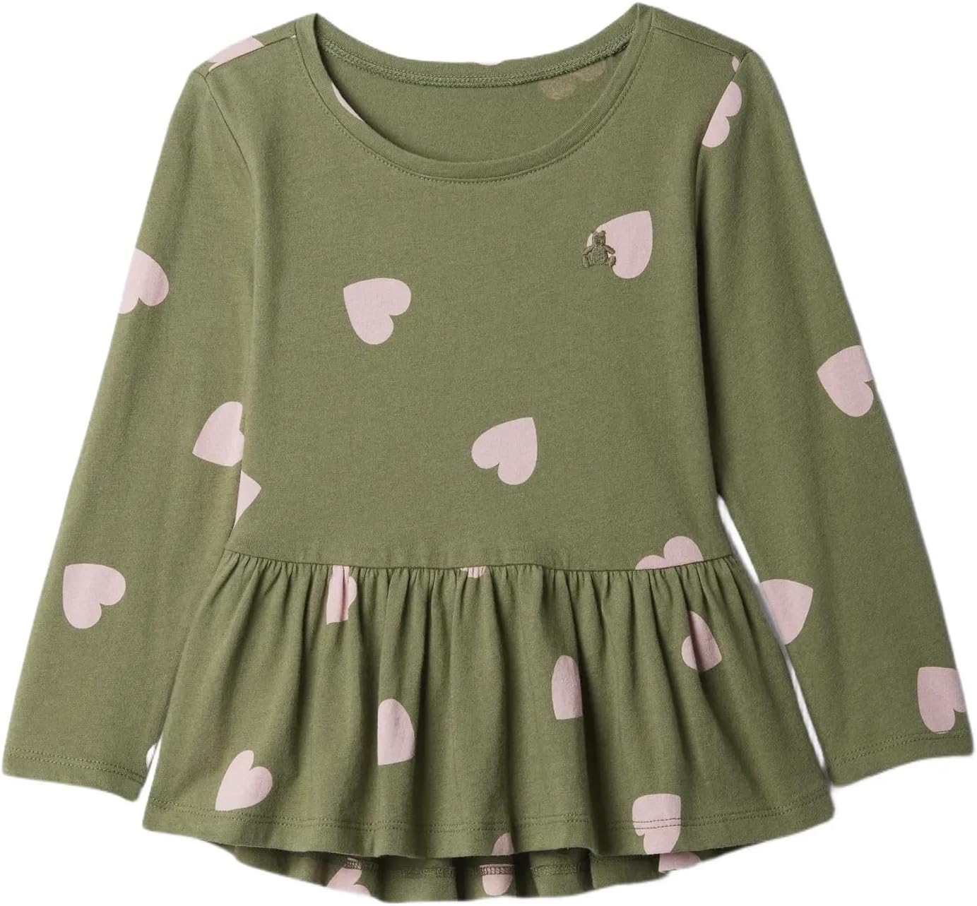 Gap Baby Girls' Long Sleeve Peplum Tee