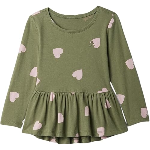 GAP Baby Girls' Long Sleeve Peplum Tee