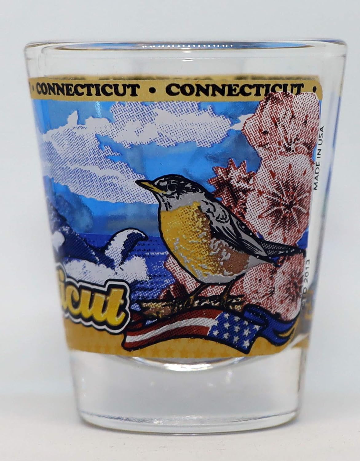 Flаѕh Dеаlѕ - 40% оƒƒ Connecticut State Wraparound Shot Glass