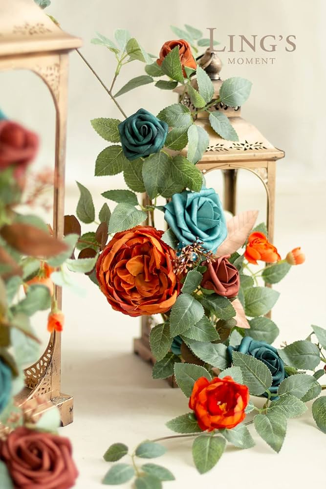 ❣️蘭❣️ Amazon.com: Ling's Moment Flower Garland - 6FT Eucalyptus
