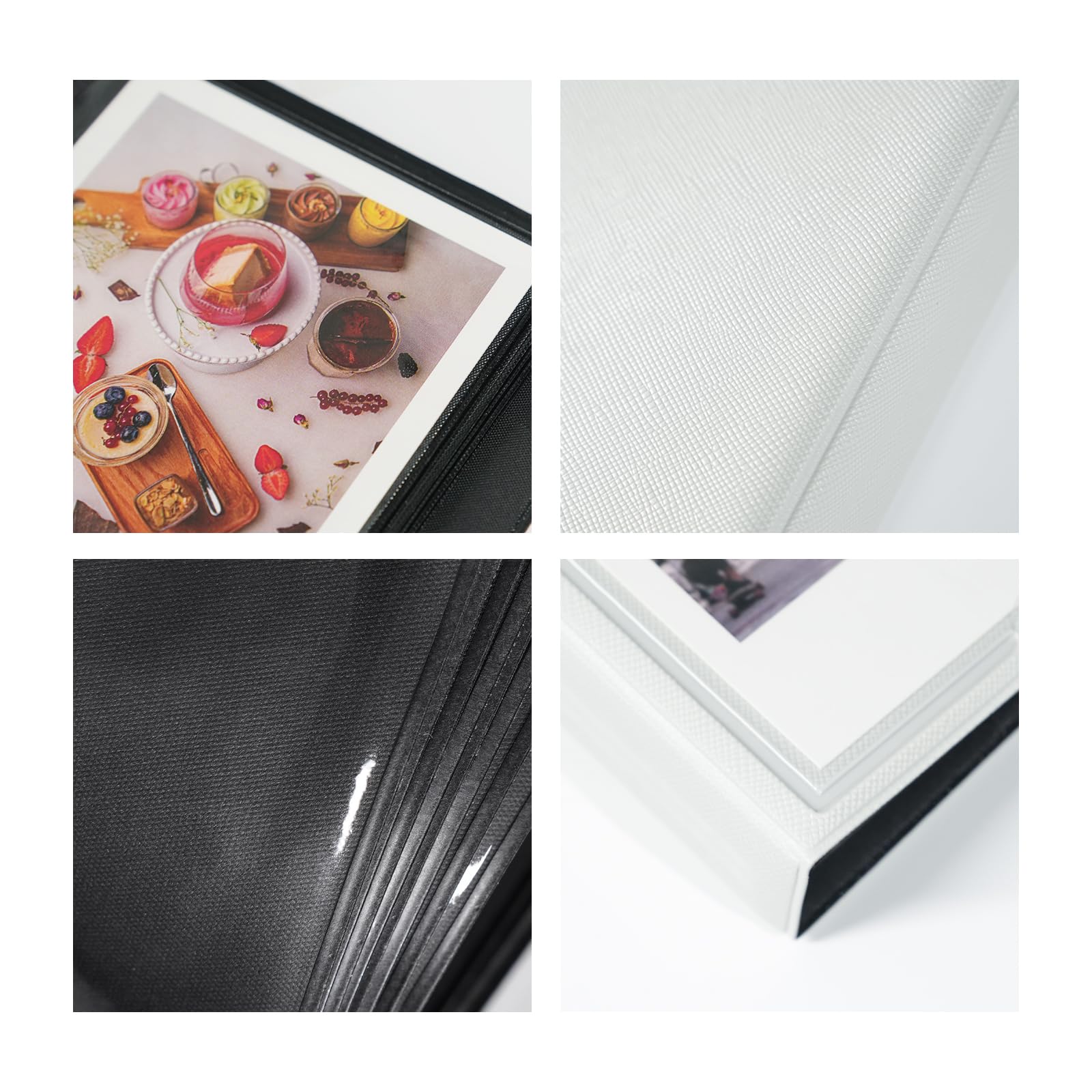 Polaroid - Álbum de fotos compatible con Fujifilm Instax Wide Square Picture Album, tiene capacidad para película cuadrada instantánea SQ1 SQ6 SQ10 SQ20 Polaroid 600 i tipo película de 3.5 x