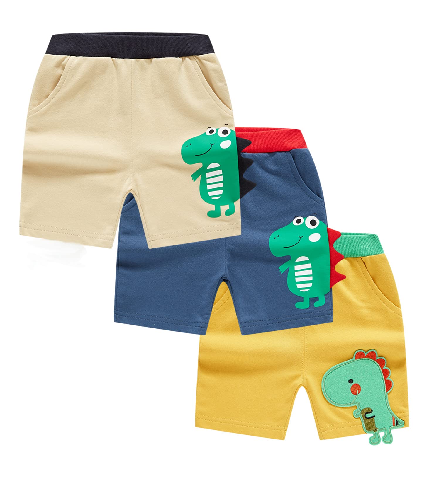 Boys Shorts Kids Short Trousers Jogger Multipack for Toddler Summer Soft Bottoms Outfits