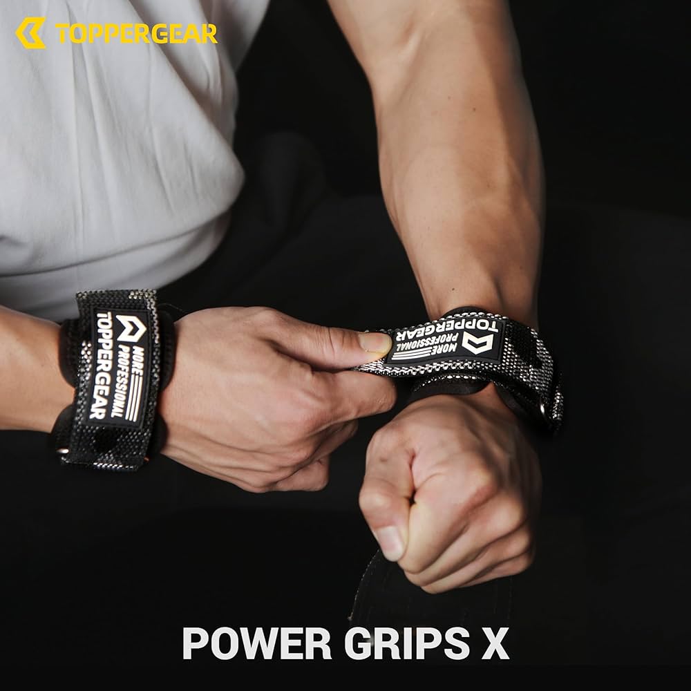 Amazon | TOPPERGEAR パワーグリップ プロ仕様 高摩擦ラバー製 握力