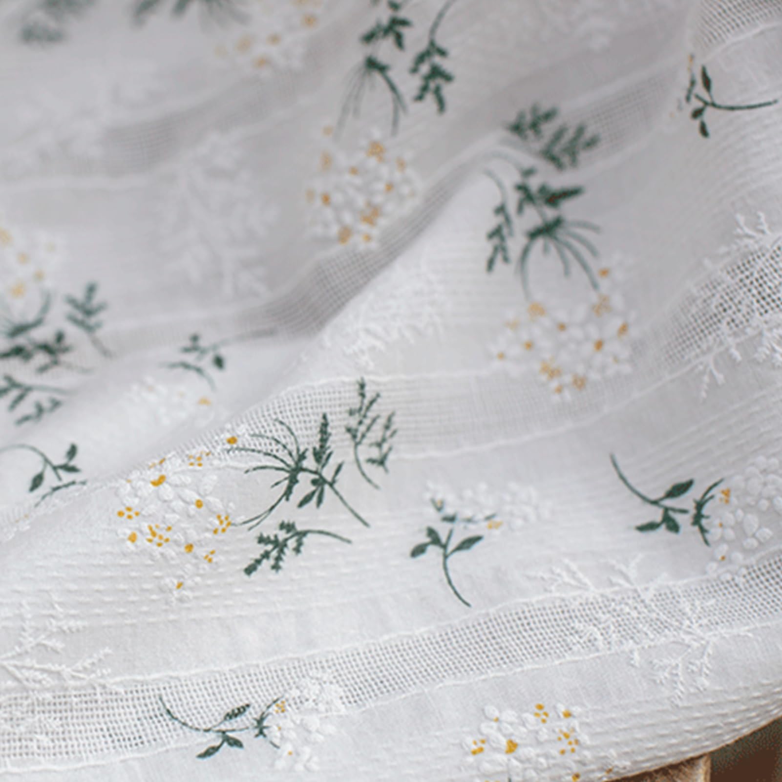 Mantovana, Mantovane Decorative con Volant, Non è Necessario forare Le Tenda da Cucina, Mezze Tende in Pizzo di Cotone e Lino, Tende divisorie da bistrot(W51.1xH31.4/130x80cm)