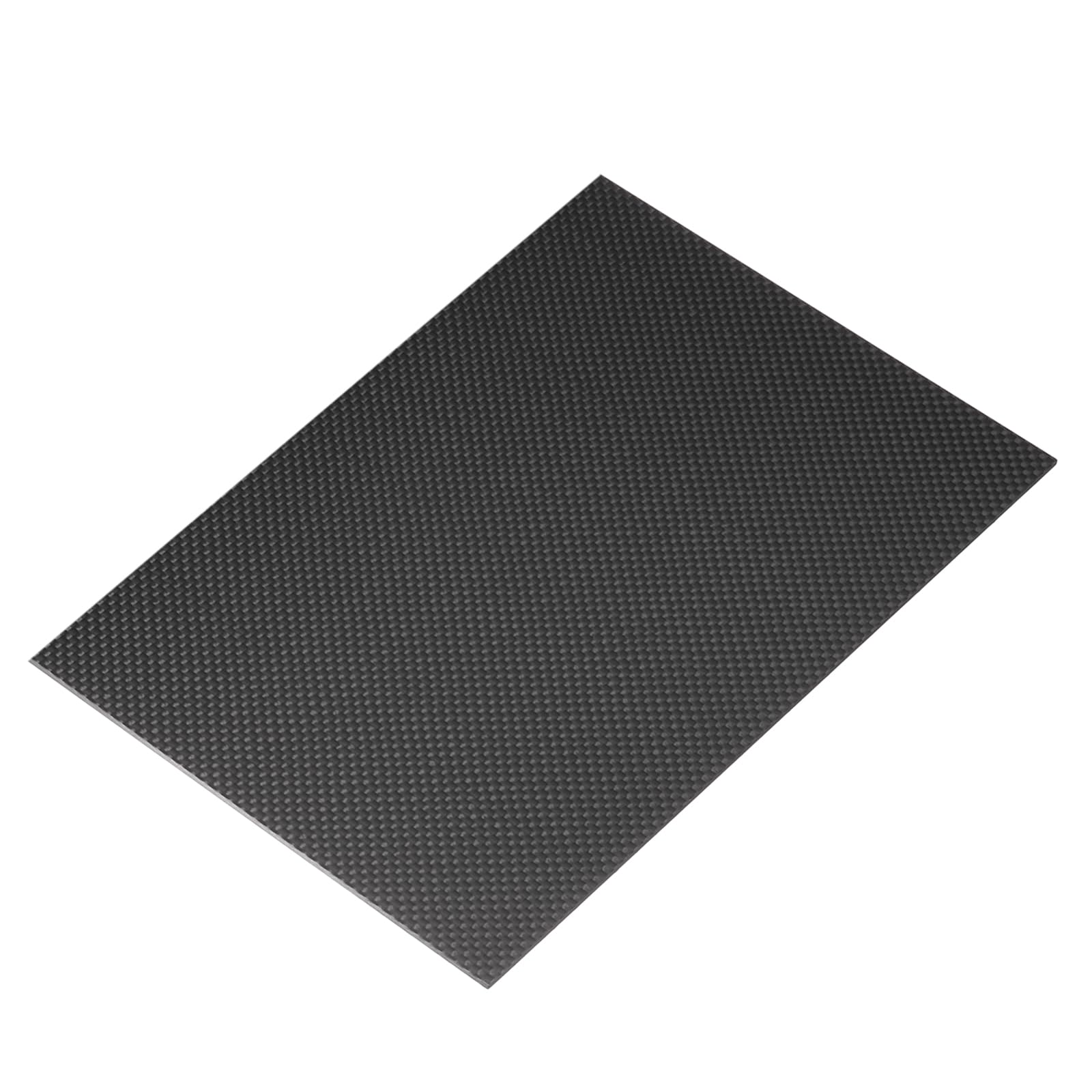 QUARKZMAN Plaques en fibre carbone 3K, 200 x 300 x 2 mm, plaque en fibre carbone, panneaux laminés brillants à tissu uni, flexibles pour avions RC, modèles voitures, pièces automobiles