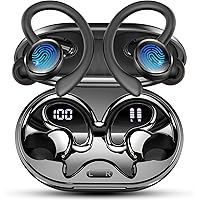 Cuffie Bluetooth 5.4 Sport, Auricolari Bluetooth con Hifi Stereo 3D Bass