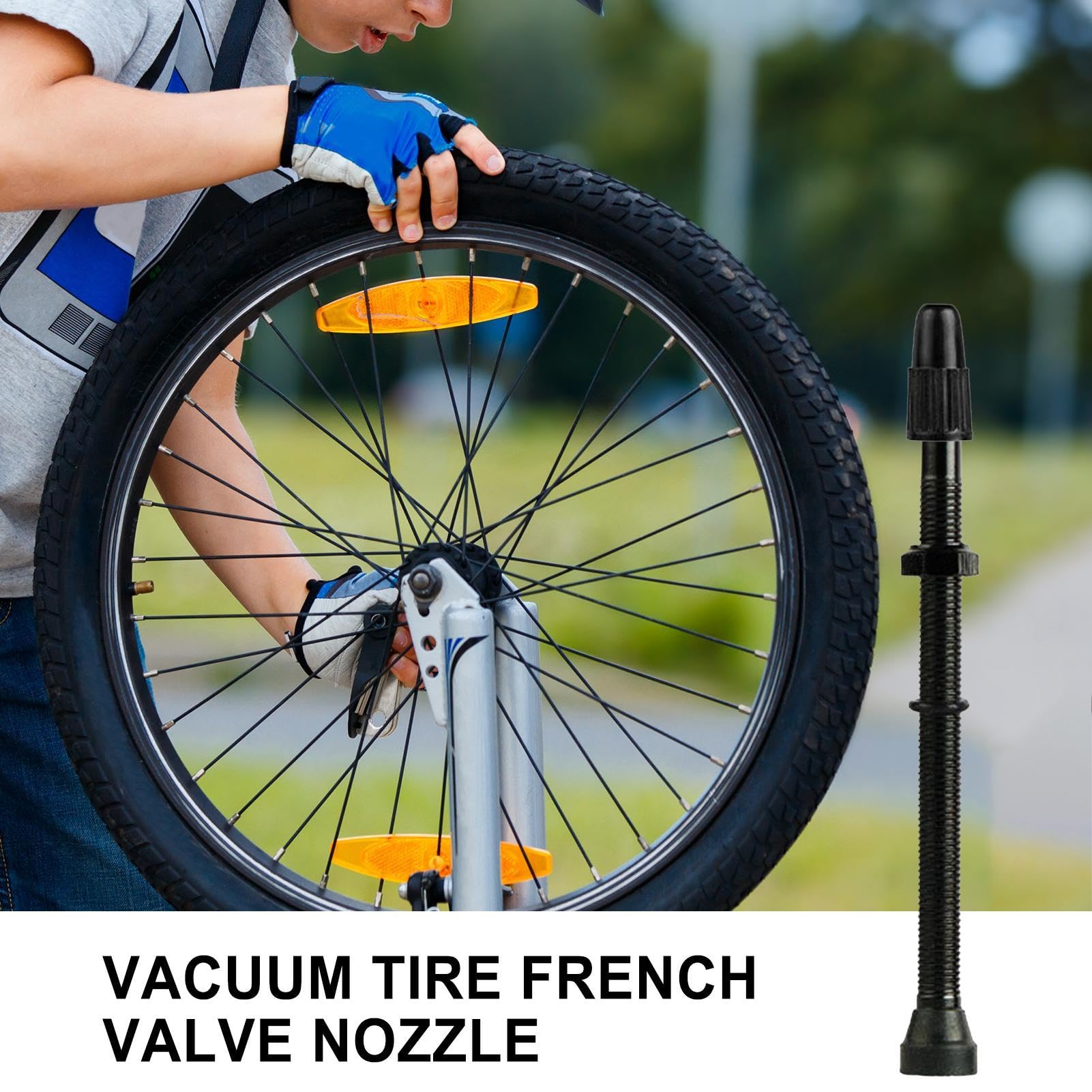 Stelo Valvola Per Bicicletta Valvola Francese In Lega Superleggera | Valvola ruote tubeless per bici da strada, mountain bike, gravel, ciclocross, pendolare, pieghevoli, elettriche
