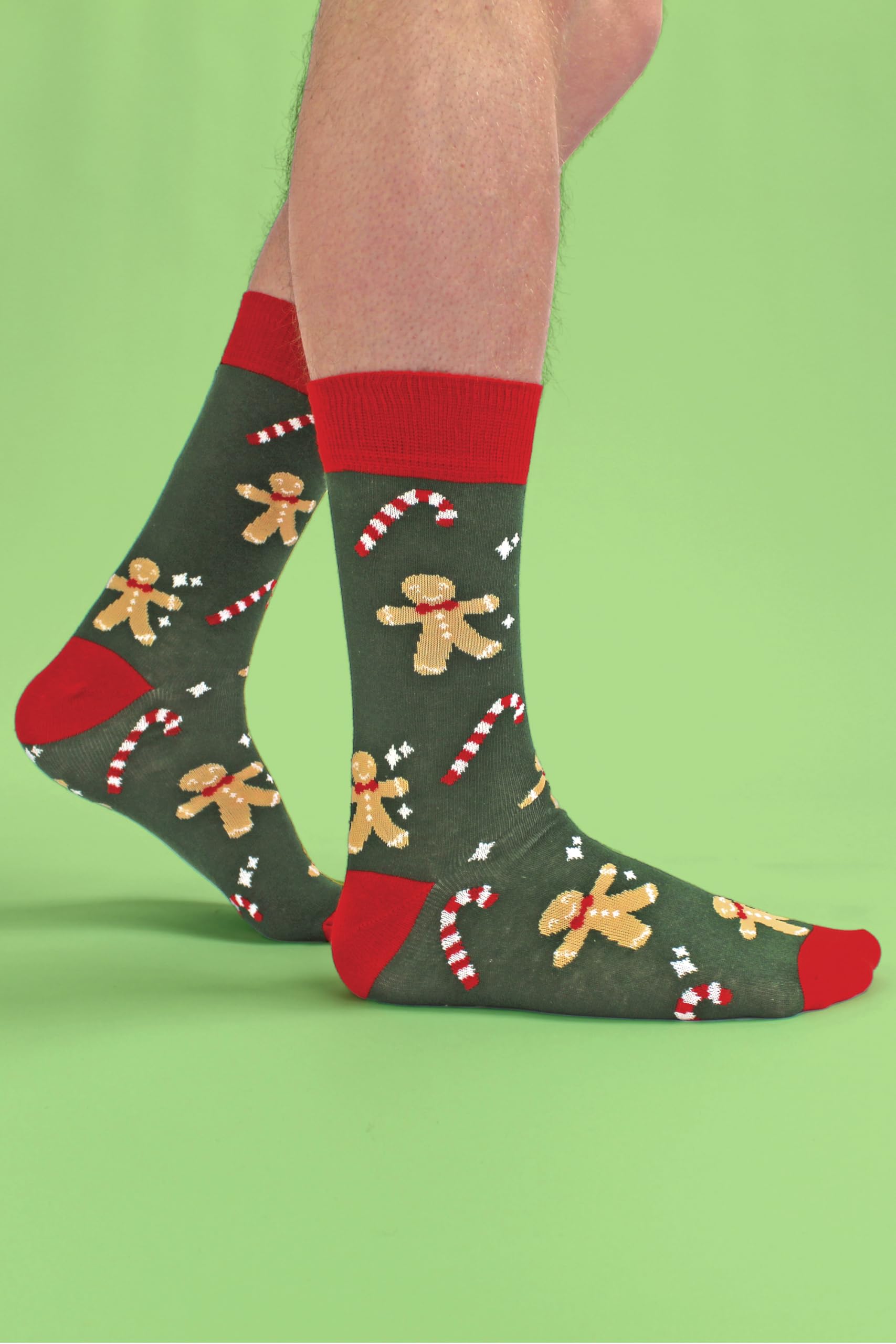 Sock Snob Homme Chaussettes Noël Coton 6 12 24 Paires | Colorées Amusants Motifs Chaussettes Fantaisie