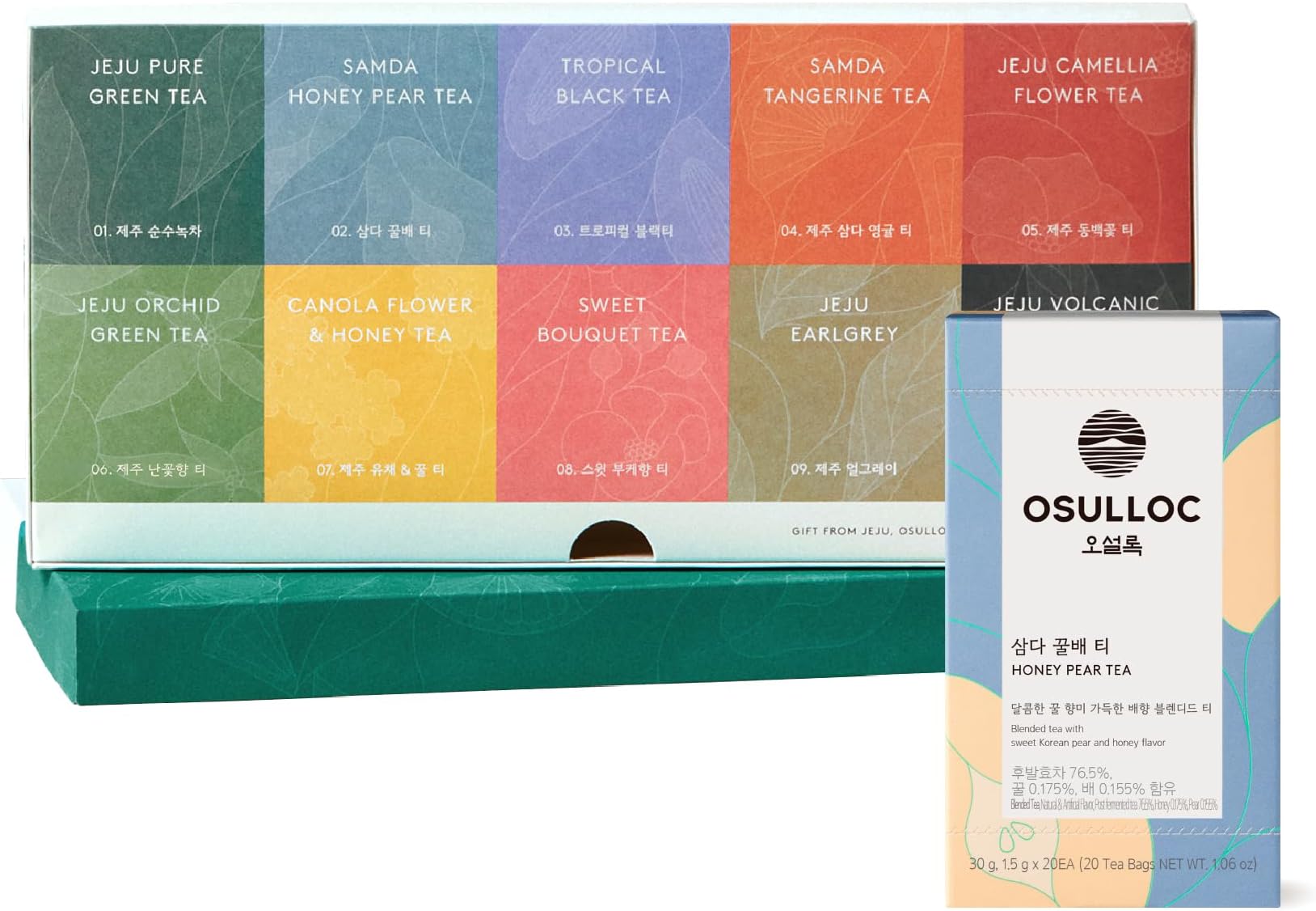 How To Make OSULLOC Honey Pear & Camellia Flower Tea - Korean Premium Tea Bags Fruit Tea