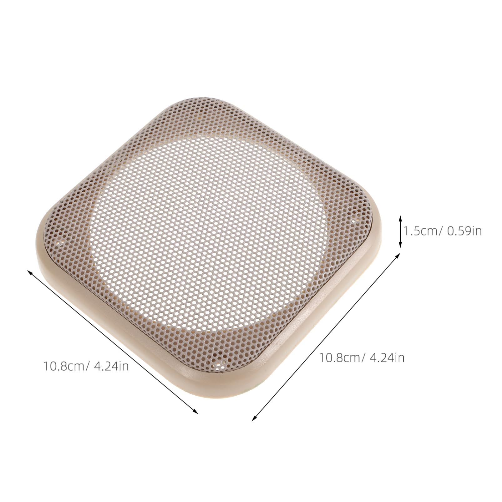Cabilock Car Speaker Mesh Cover Square Protective Speaker Grill with Screws Plastic for Automotive Effortless Installation