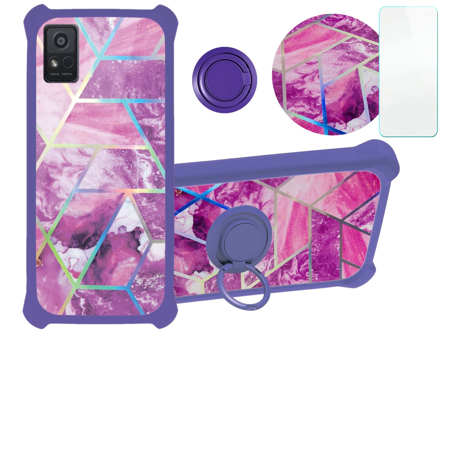 アイフォン Amazon.com: Consumer Cellular Avid 589 Z5158 Case Compatible